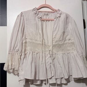 Free People Forever young Bed Jacket Size Medium